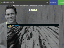 Tablet Screenshot of chrishelder.com